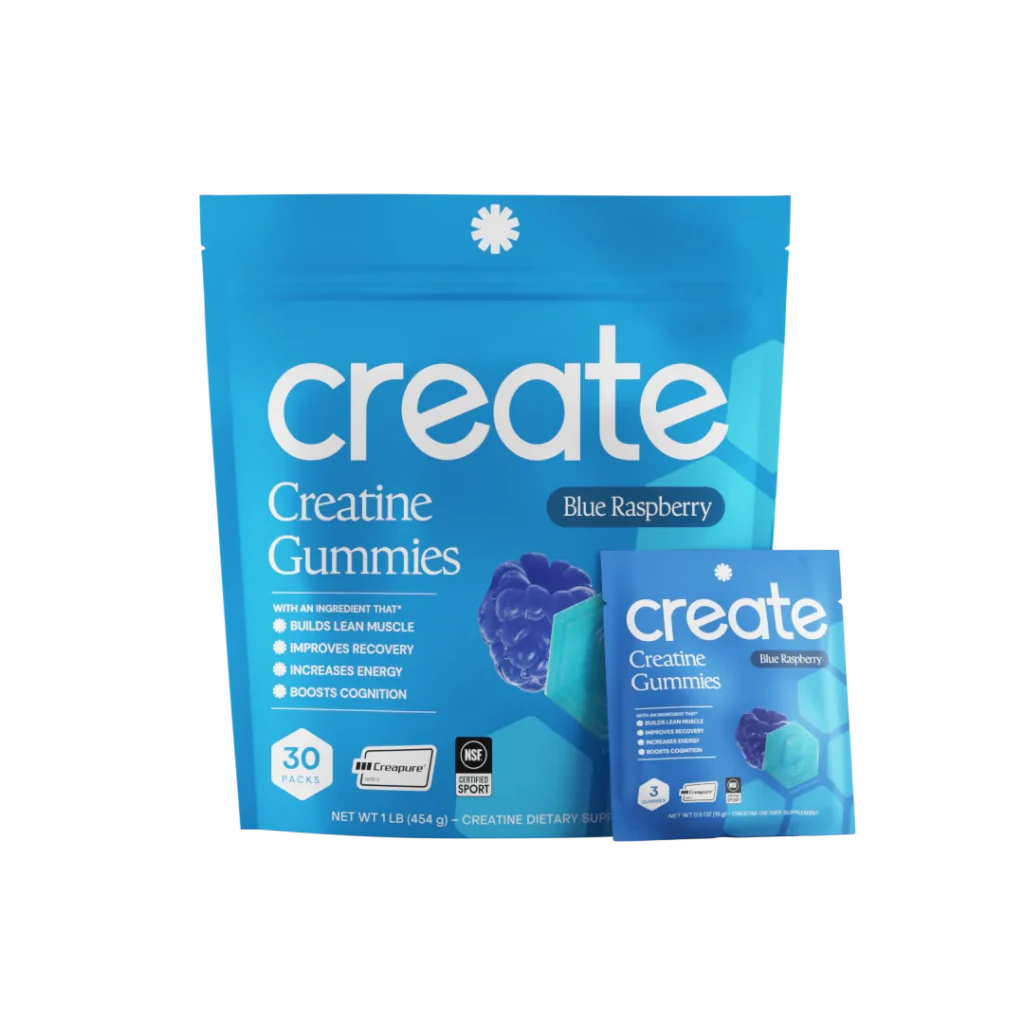 Blue Raspberry Creatine Monohydrate Gummies