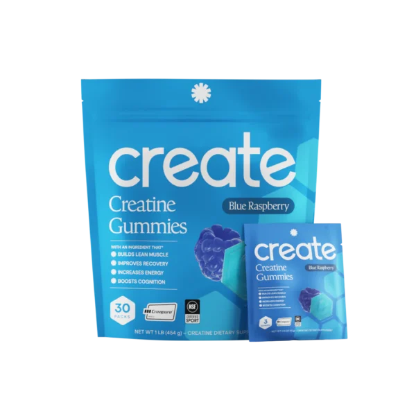 Blue Raspberry Creatine Monohydrate Gummies