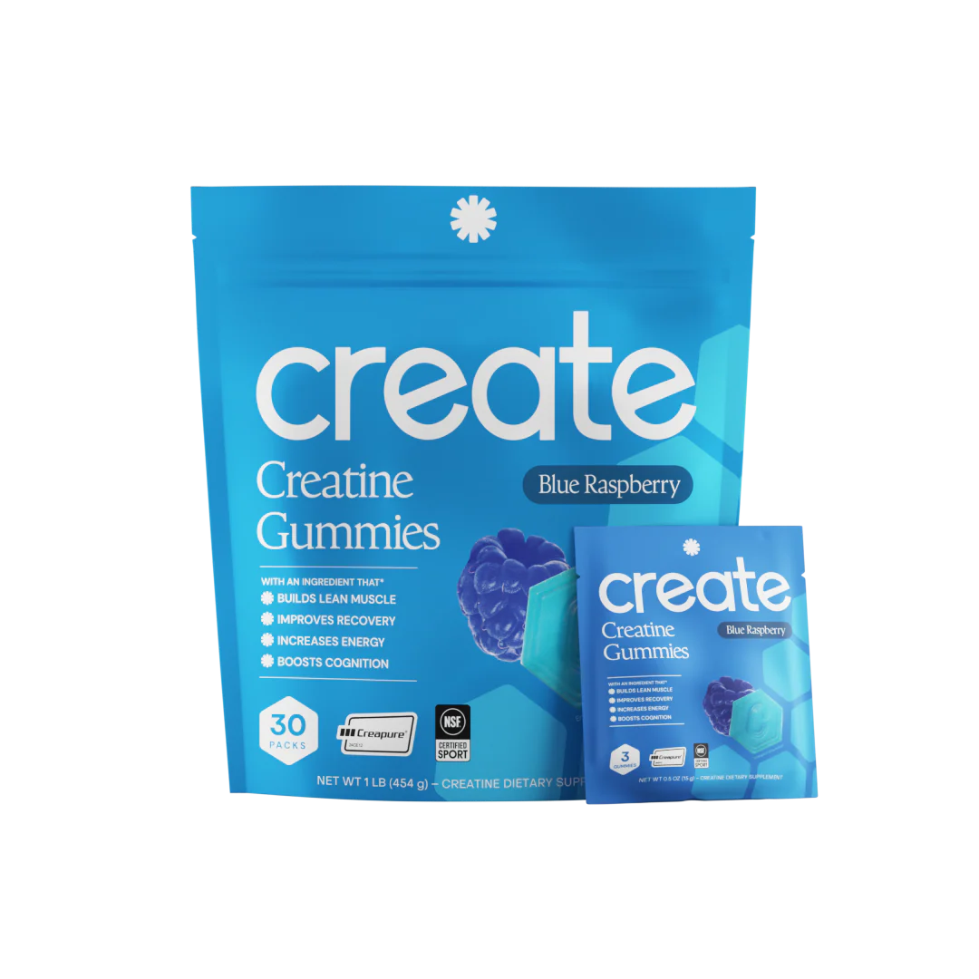 Blue Raspberry Creatine Monohydrate Gummies
