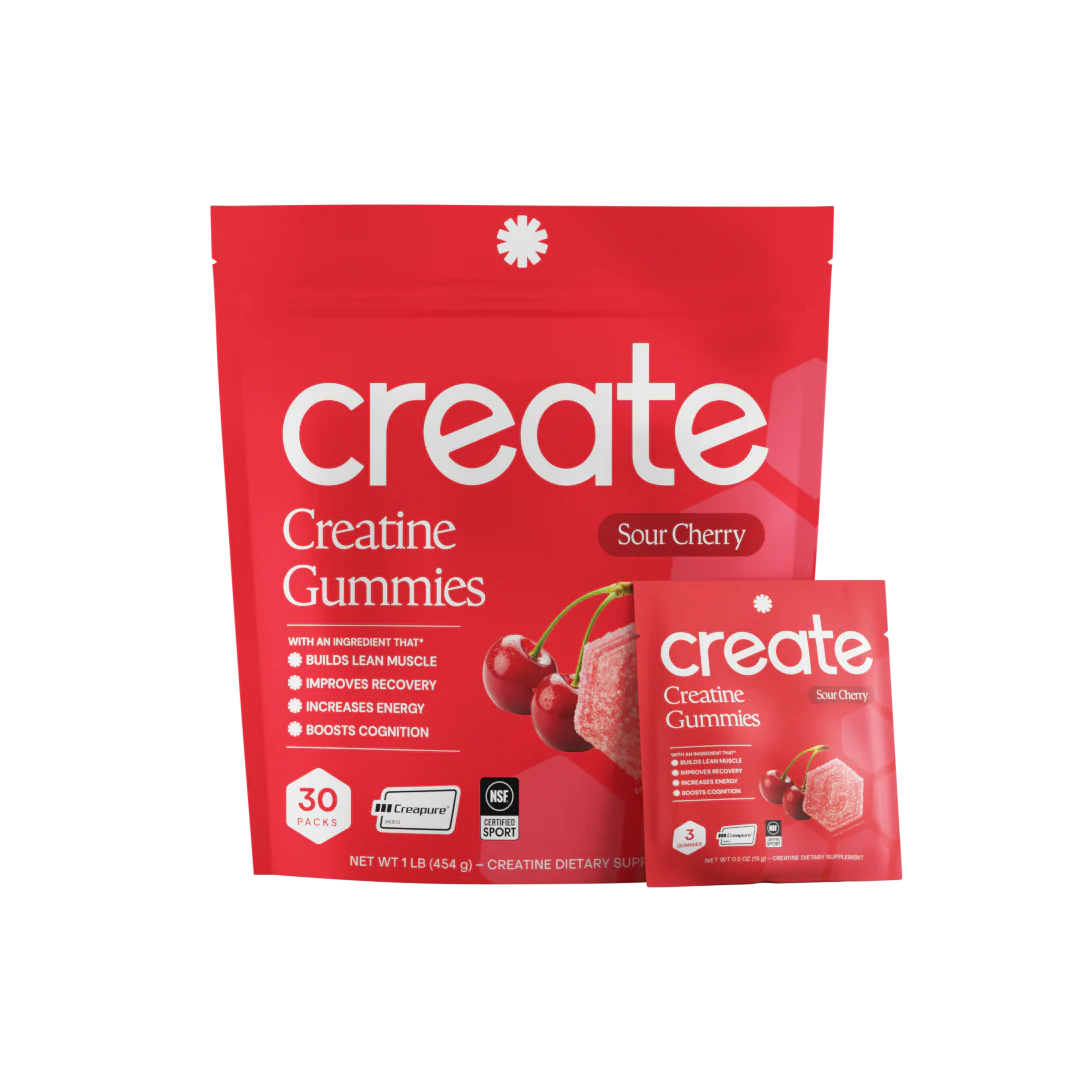 Sour Cherry Creatine Monohydrate Gummies