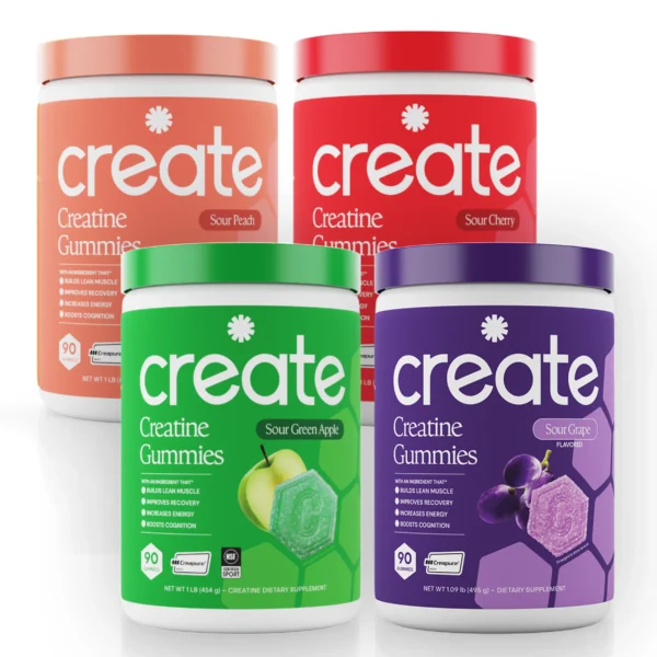 Ultimate Sour Creatine Gummy Variety Bundles Tub