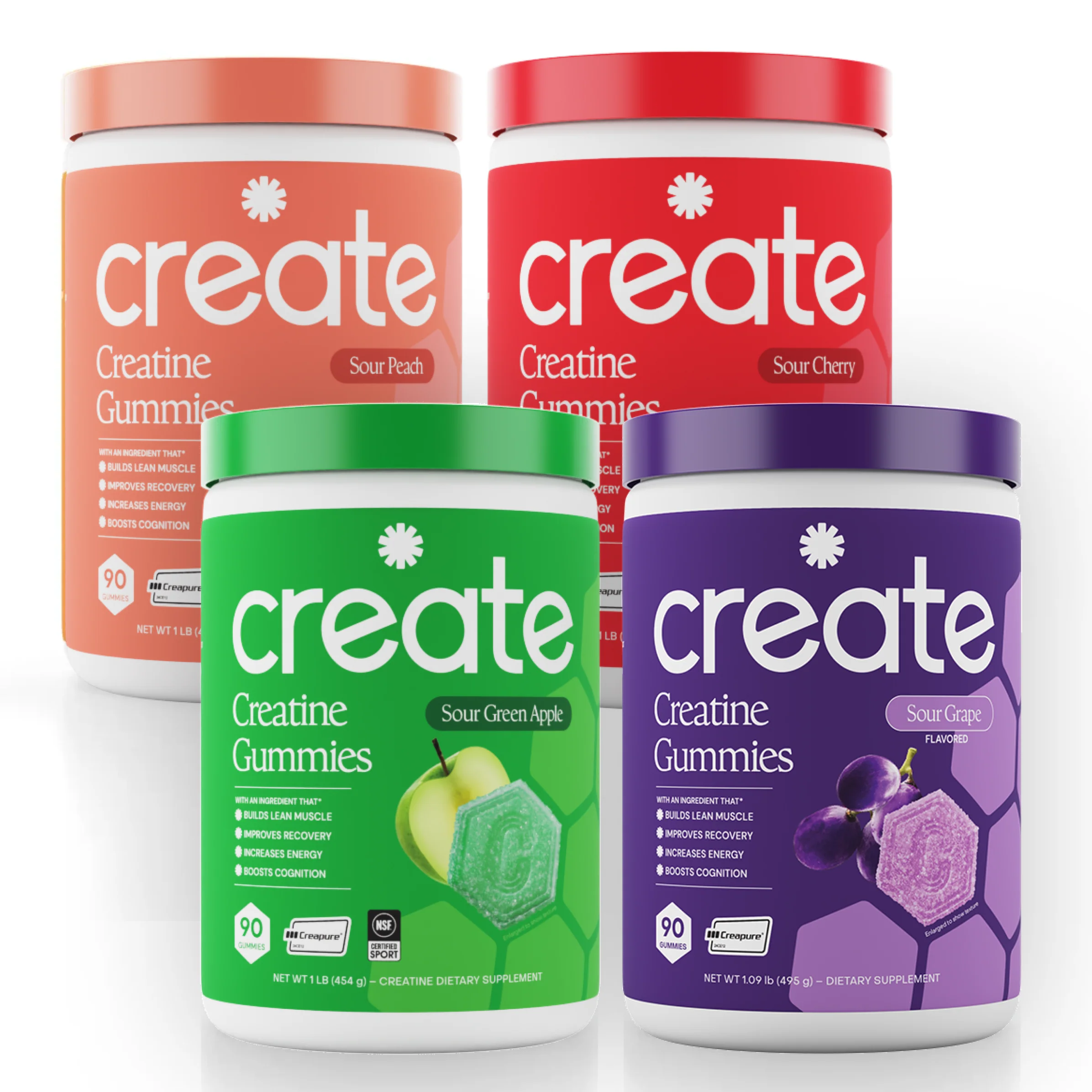 Ultimate Sour Creatine Gummy Variety Bundles Tub