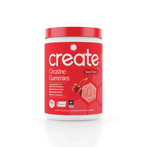Sour Cherry Original Creatine Monohydrate Gummies Tub